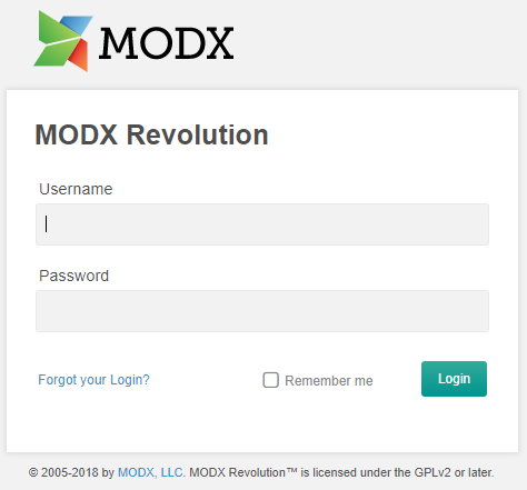 Creating a Revolution Manager Admin from within the Manager – MODX ...